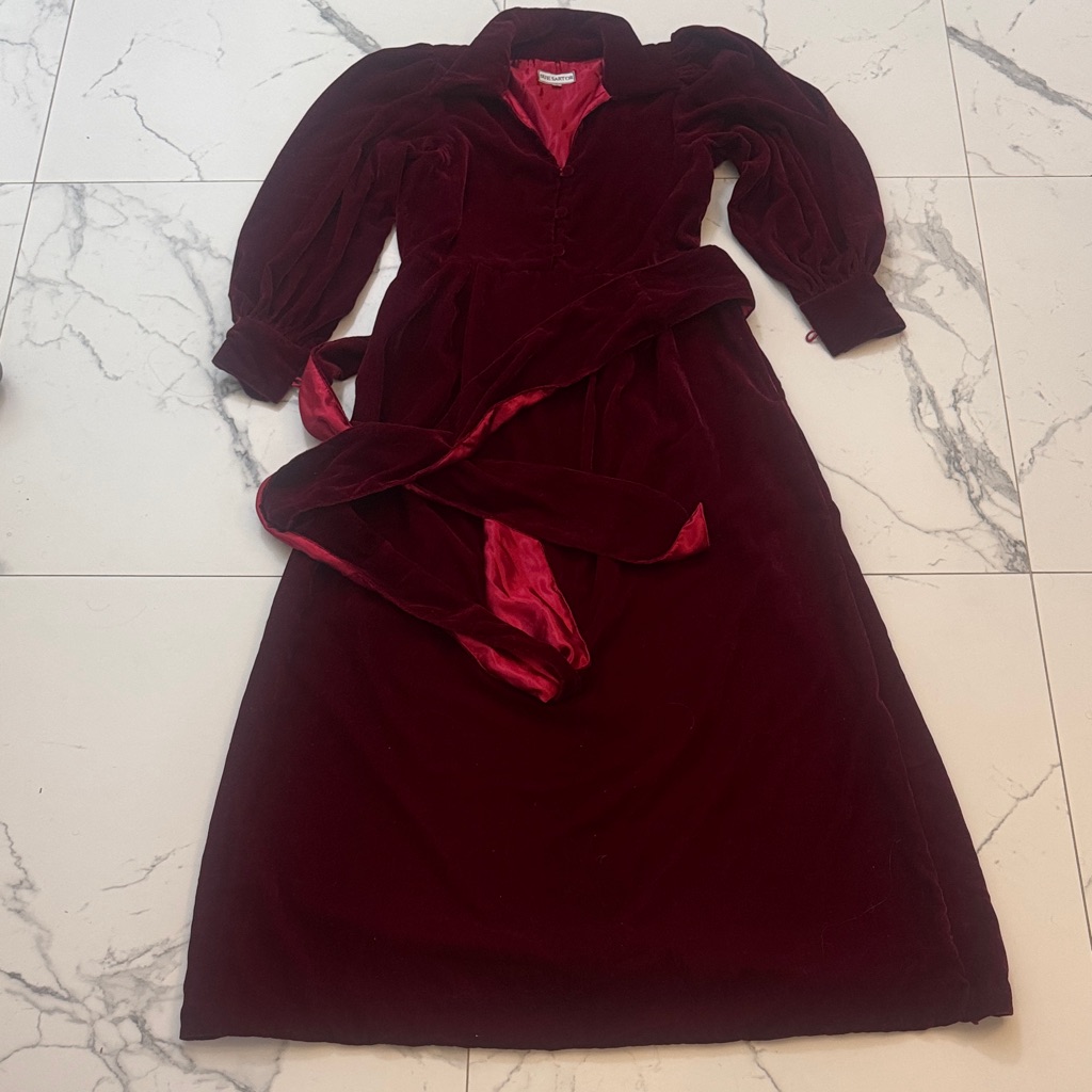 Sue Sartor Velvet Dress